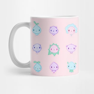 small pastel creatures Mug